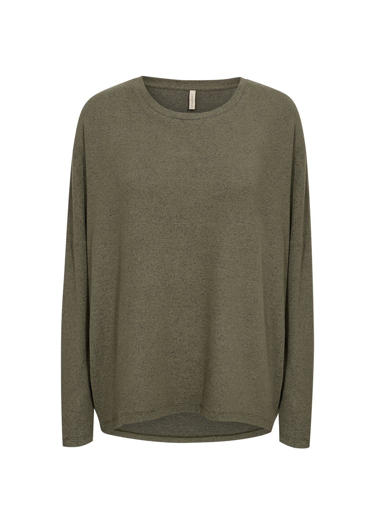 Biara Round Neck Long Sleeve Shirt