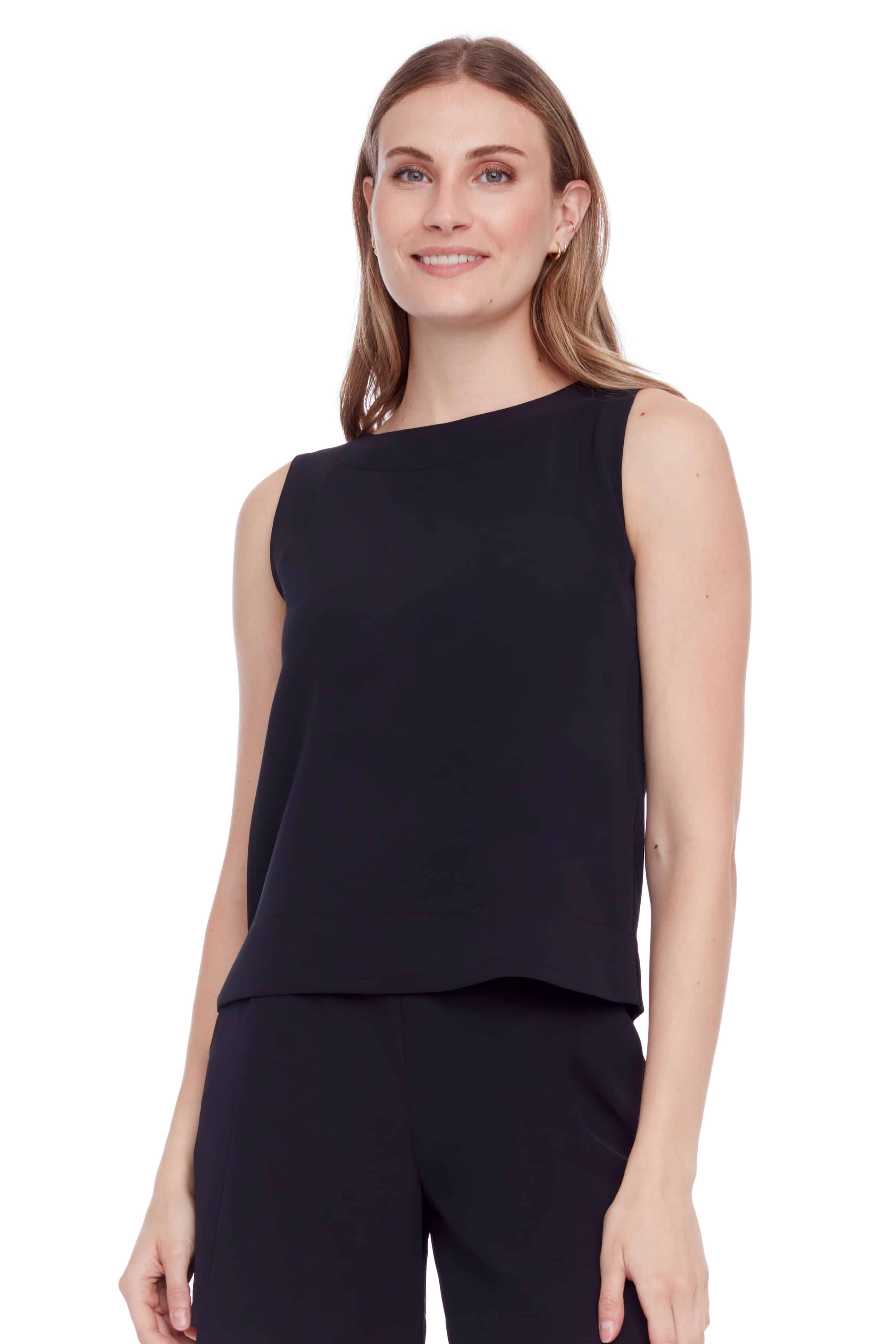 Gianna Solid Vegan Silk Tank