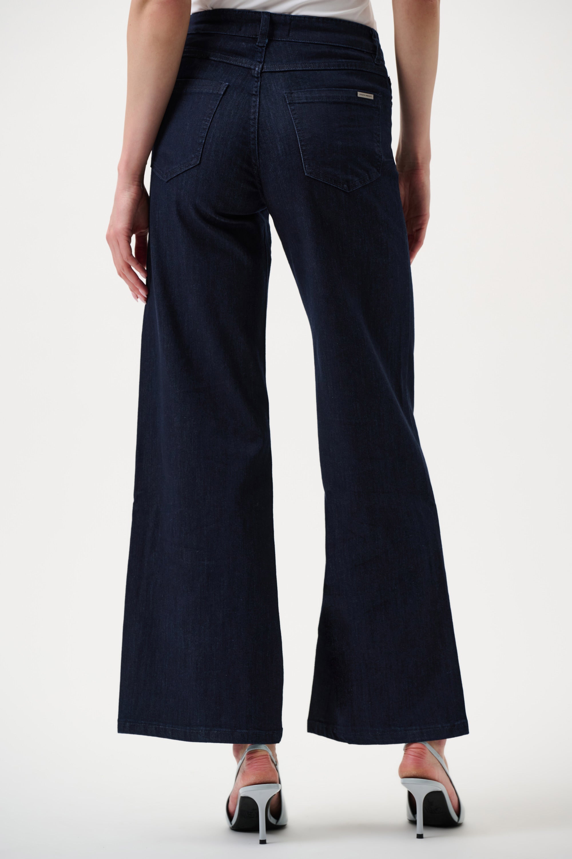 Goldie Classic Wide-Leg Stretch Jeans