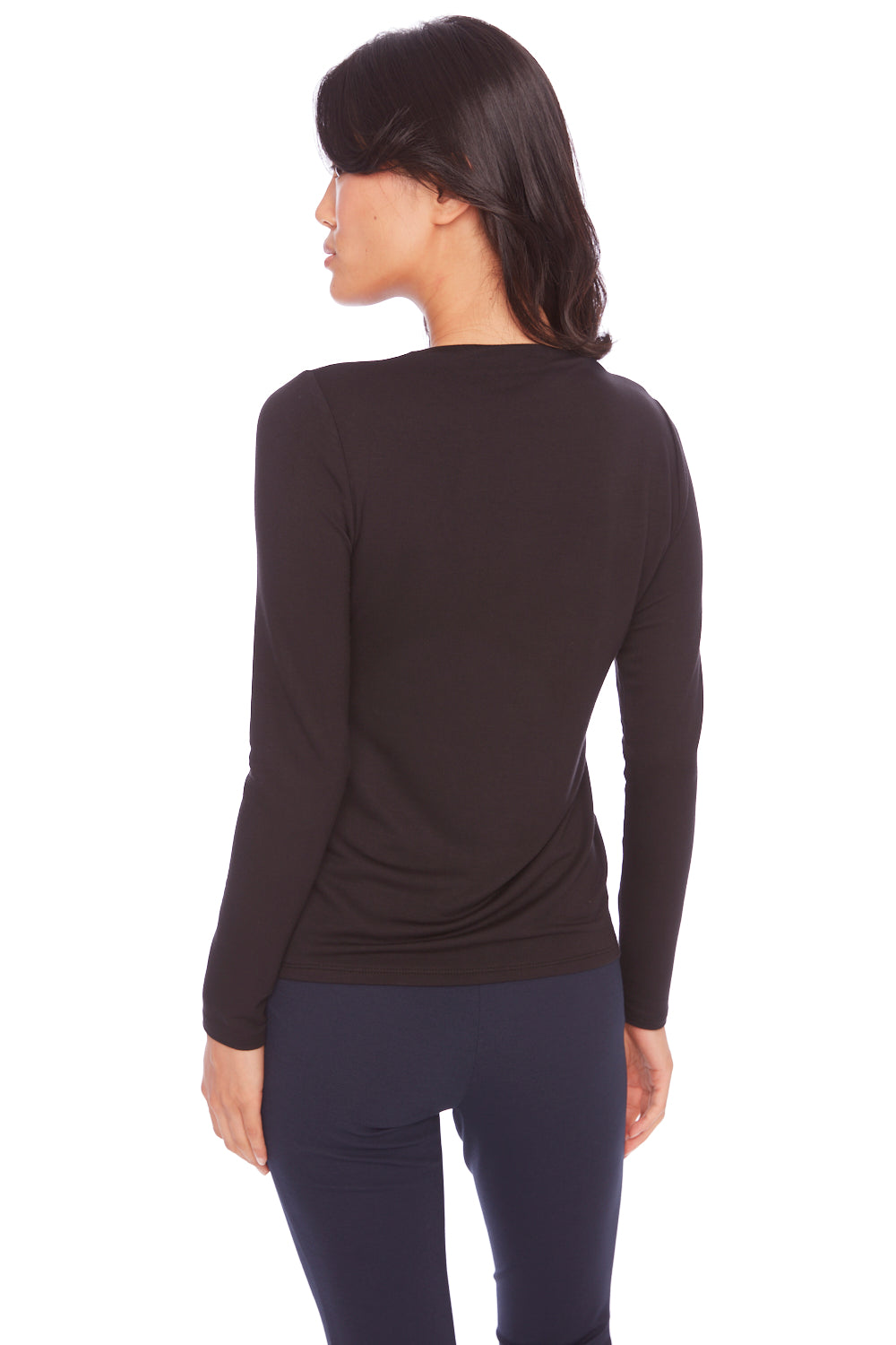 Jane Solid Provence Long-Sleeve Top