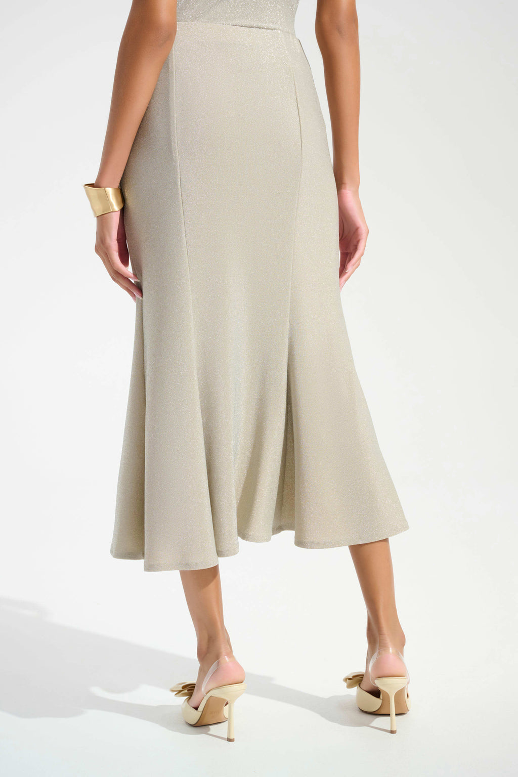 Sparkle Knit Trumpet Skirt