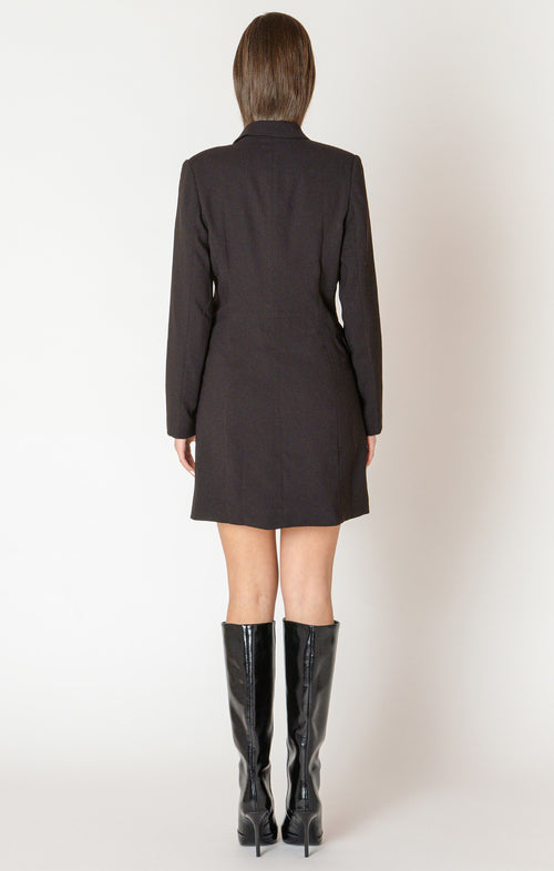 Double Breasted Blazer Mini Dress