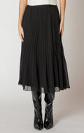 Pleated Midi Skirt