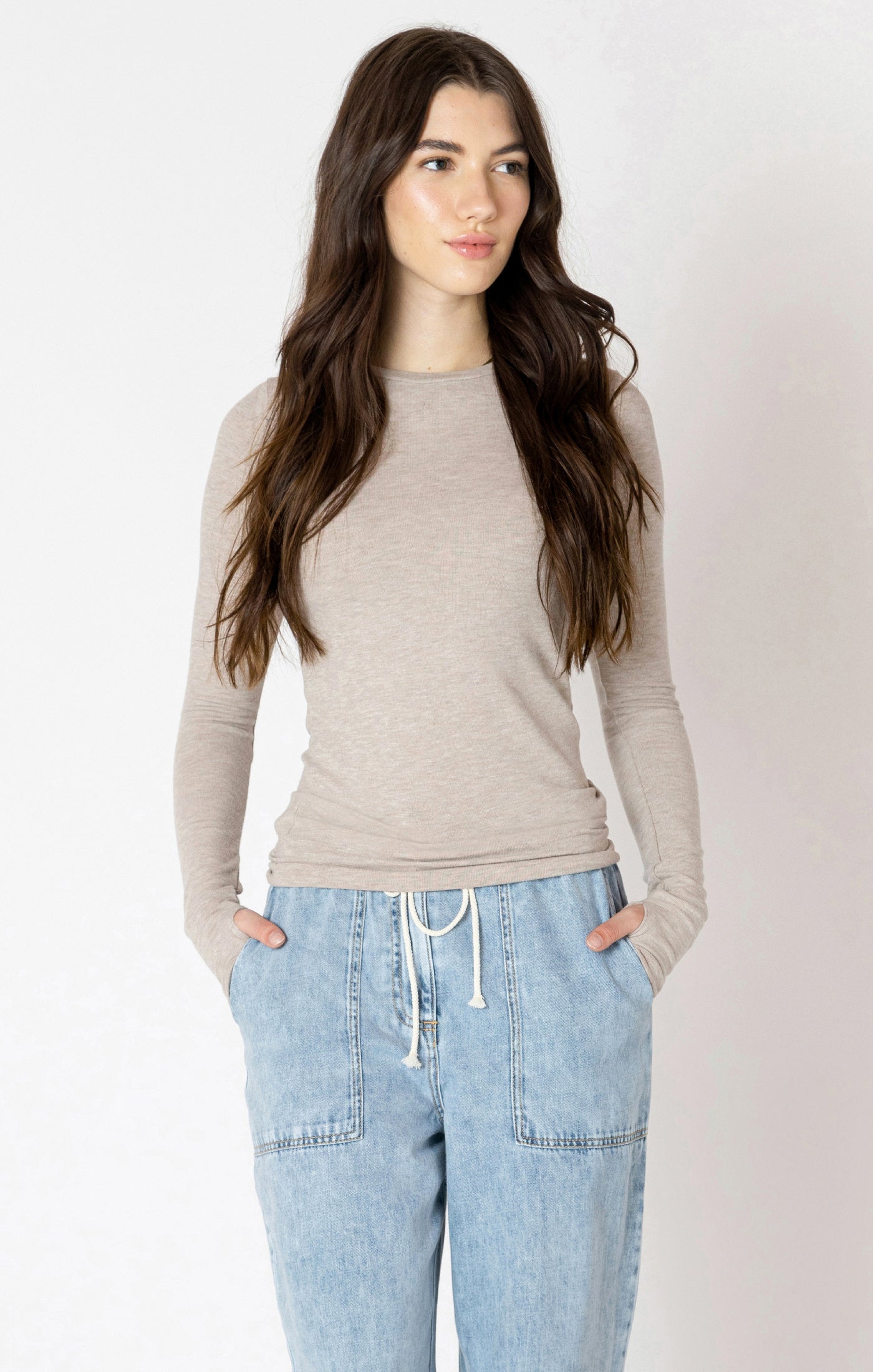 Brushed Crewneck Tee