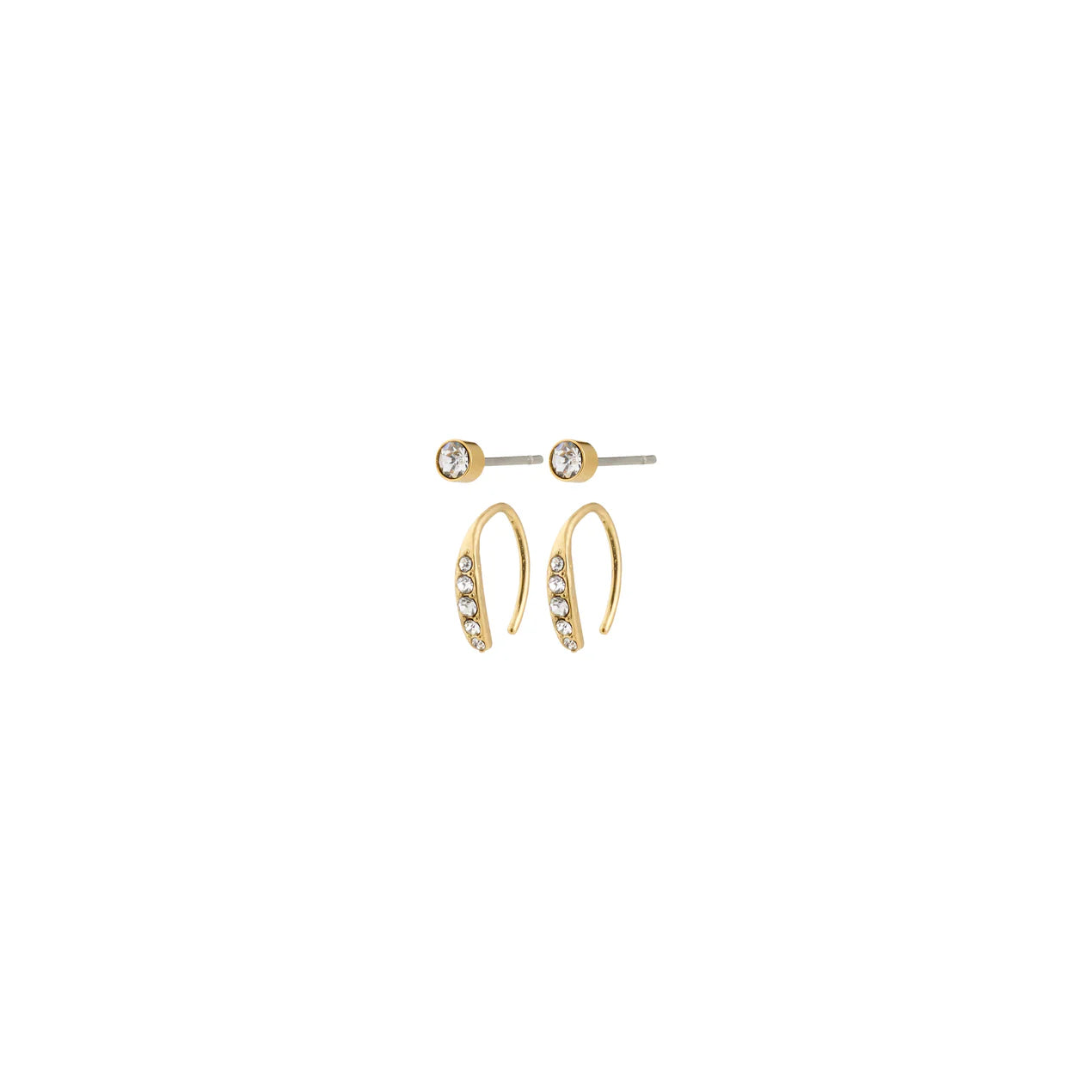 Gionni 2-in-1 Crystal Earrings