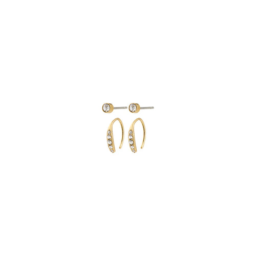 Gionni 2-in-1 Crystal Earrings