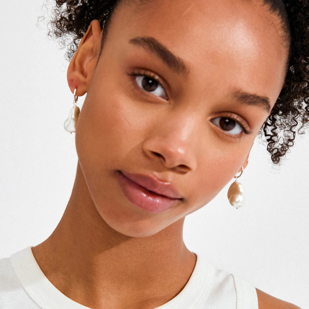 Radley Oversized Pearl Hoop Earrings