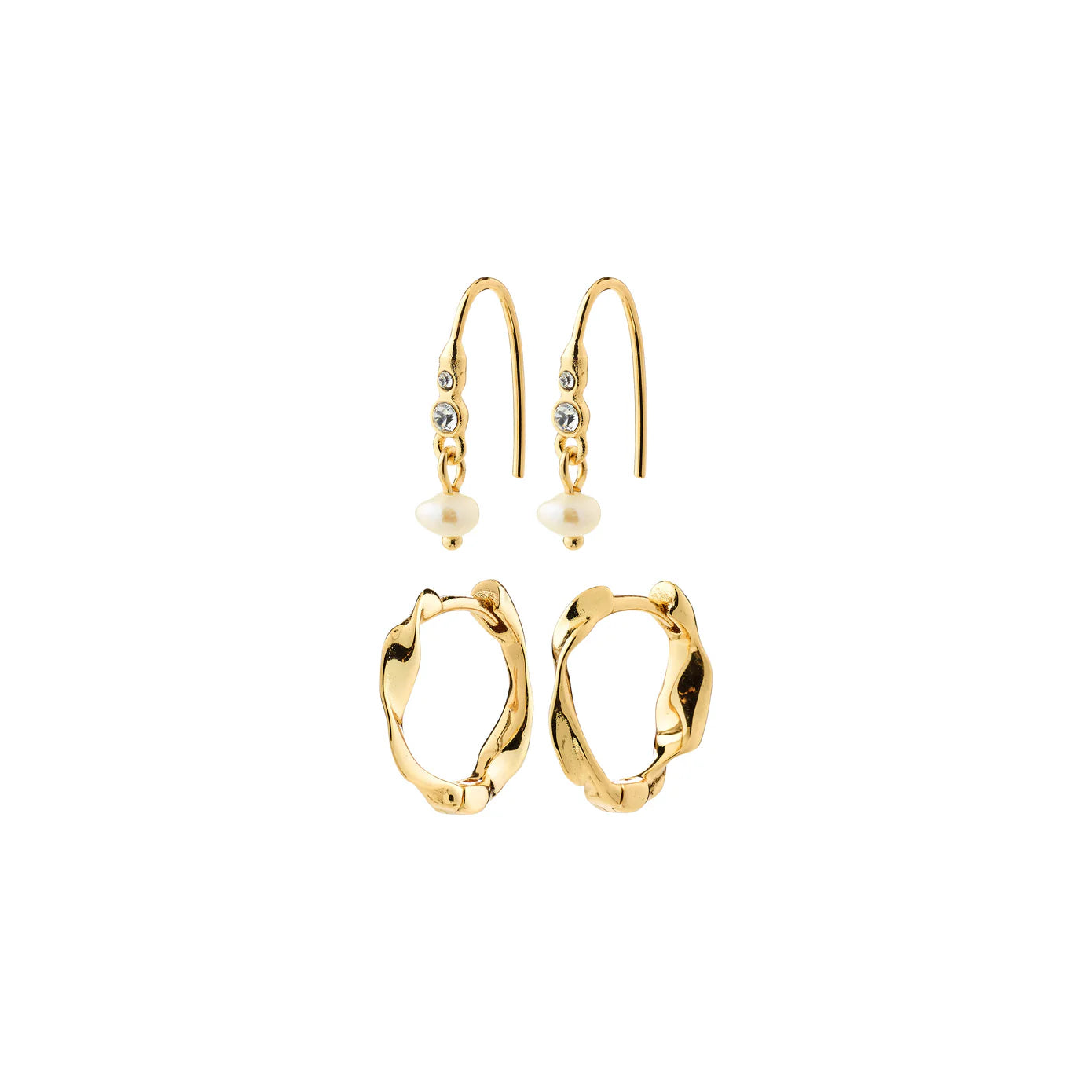 Morin 2-in-1 Dainty Hoop Earring Set