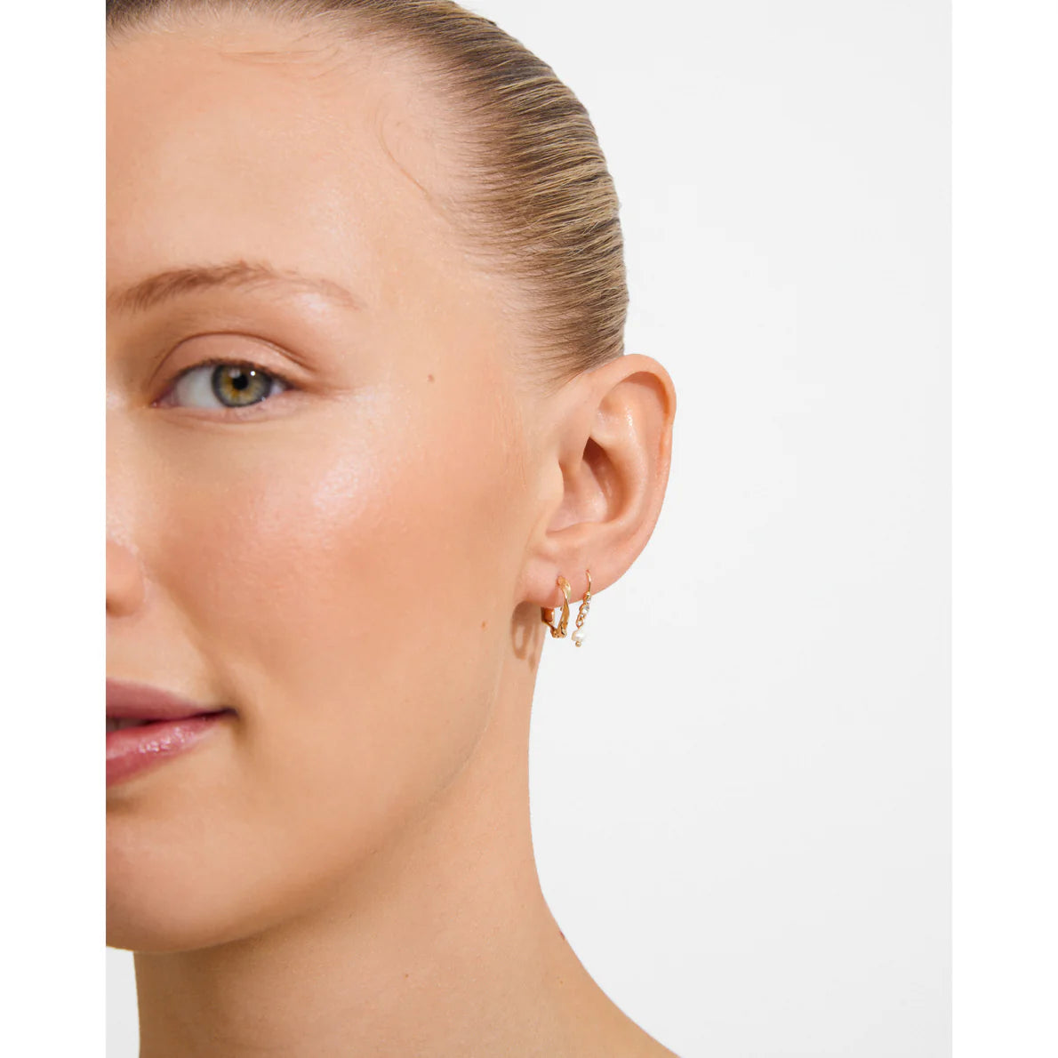 Morin 2-in-1 Dainty Hoop Earring Set