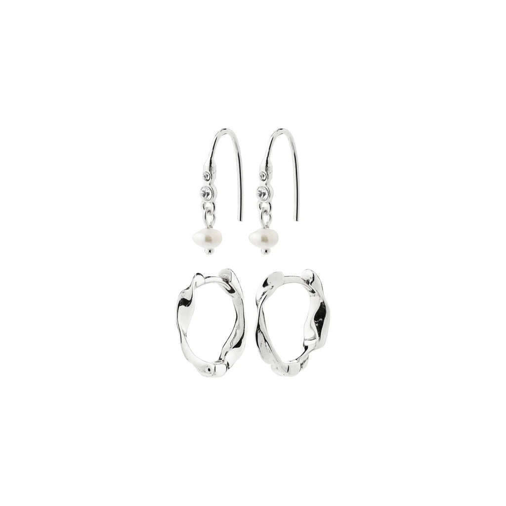 Morin 2-in-1 Dainty Hoop Earring Set