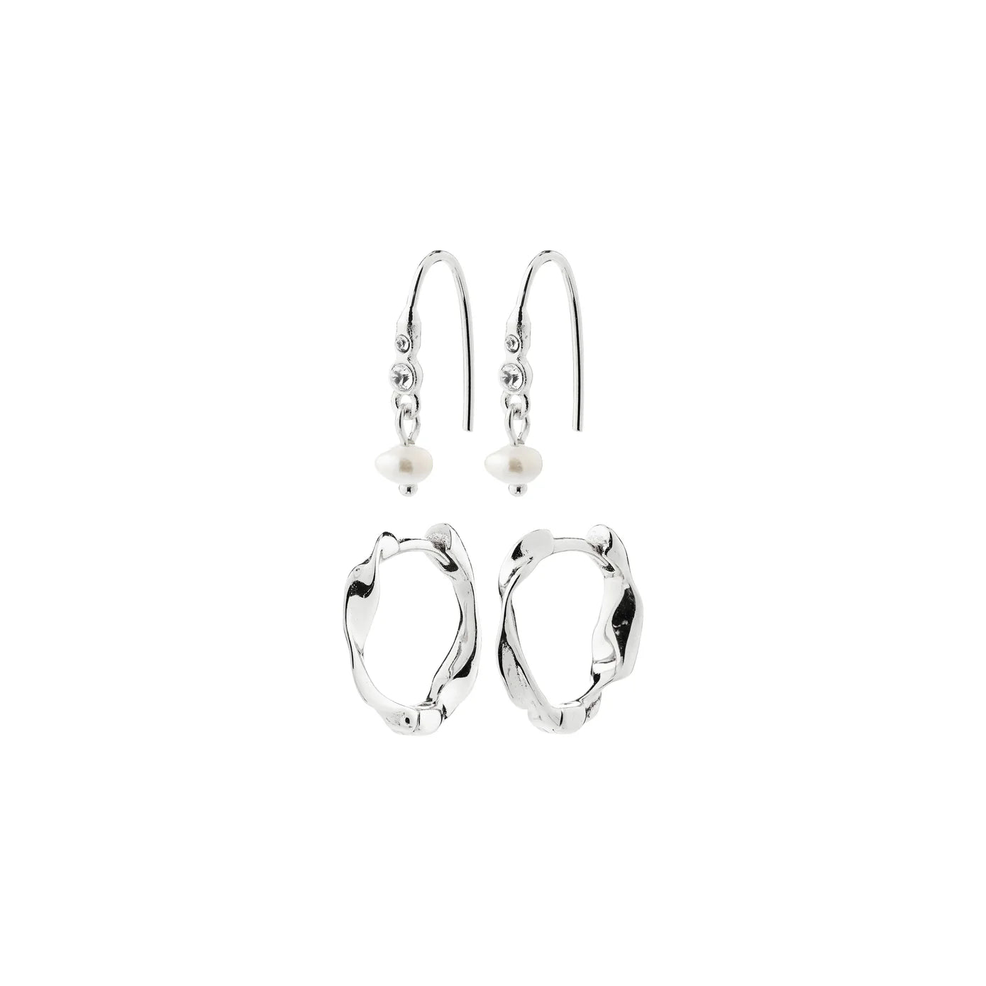 Morin 2-in-1 Dainty Hoop Earring Set