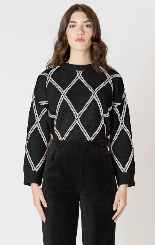 Diamond Check Sweater