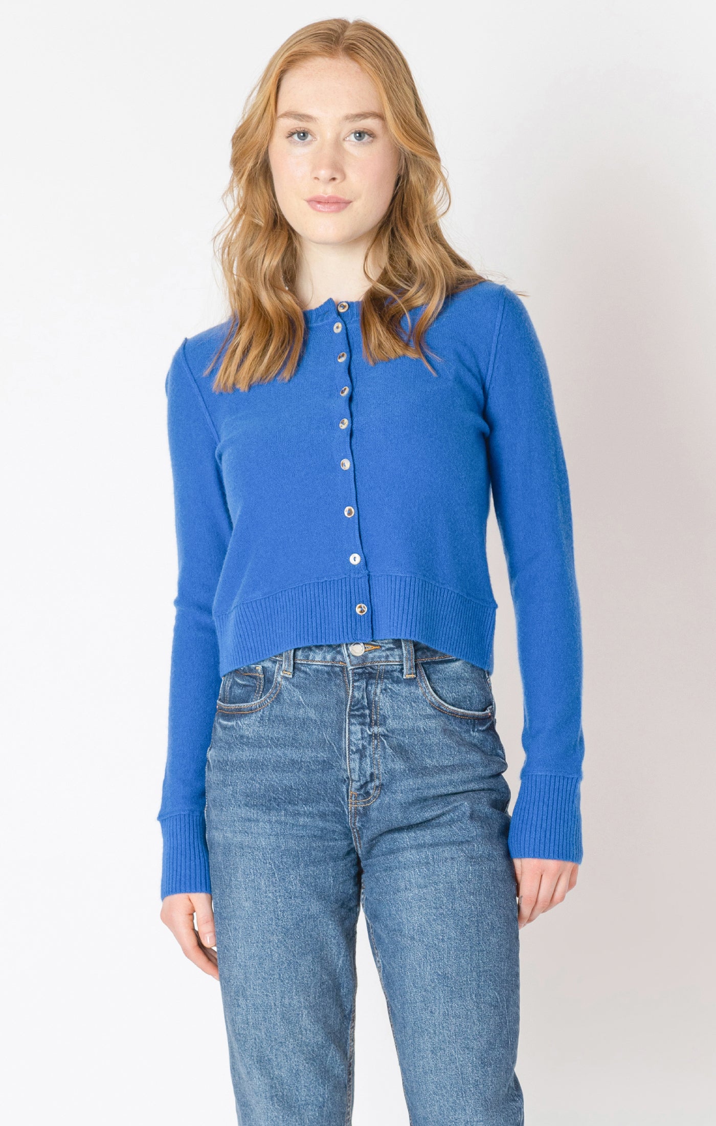 Easy Crewneck Cardigan