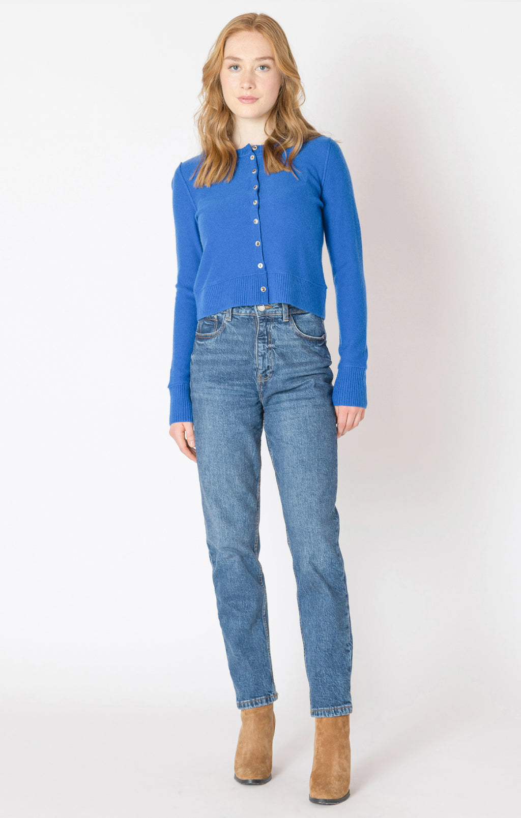 Easy Crewneck Cardigan