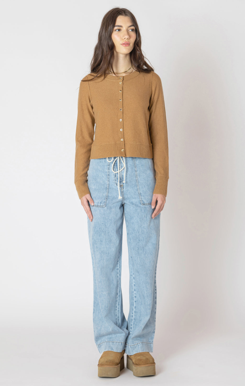 Easy Crewneck Cardigan