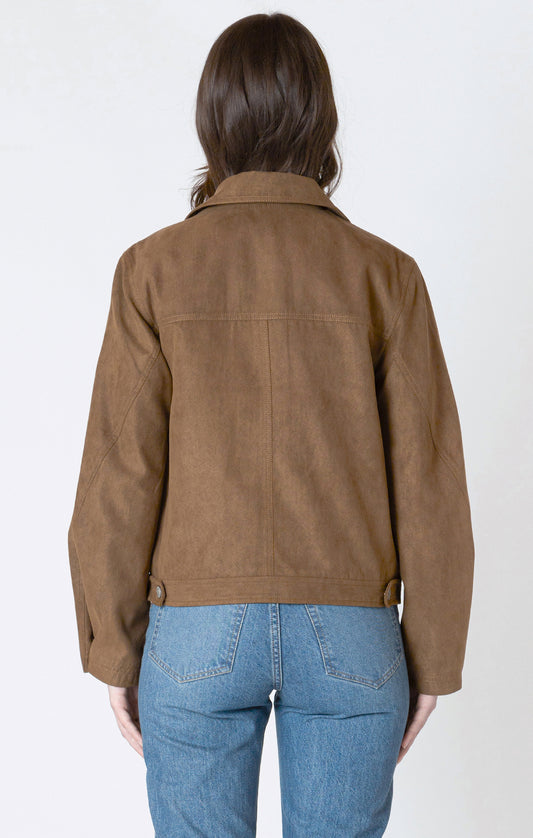 Faux Suede Jacket
