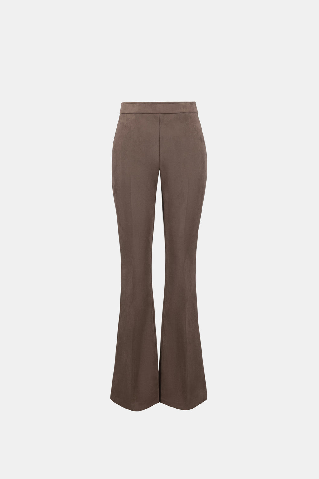 Scuba Suede Flared Pull-On Pants