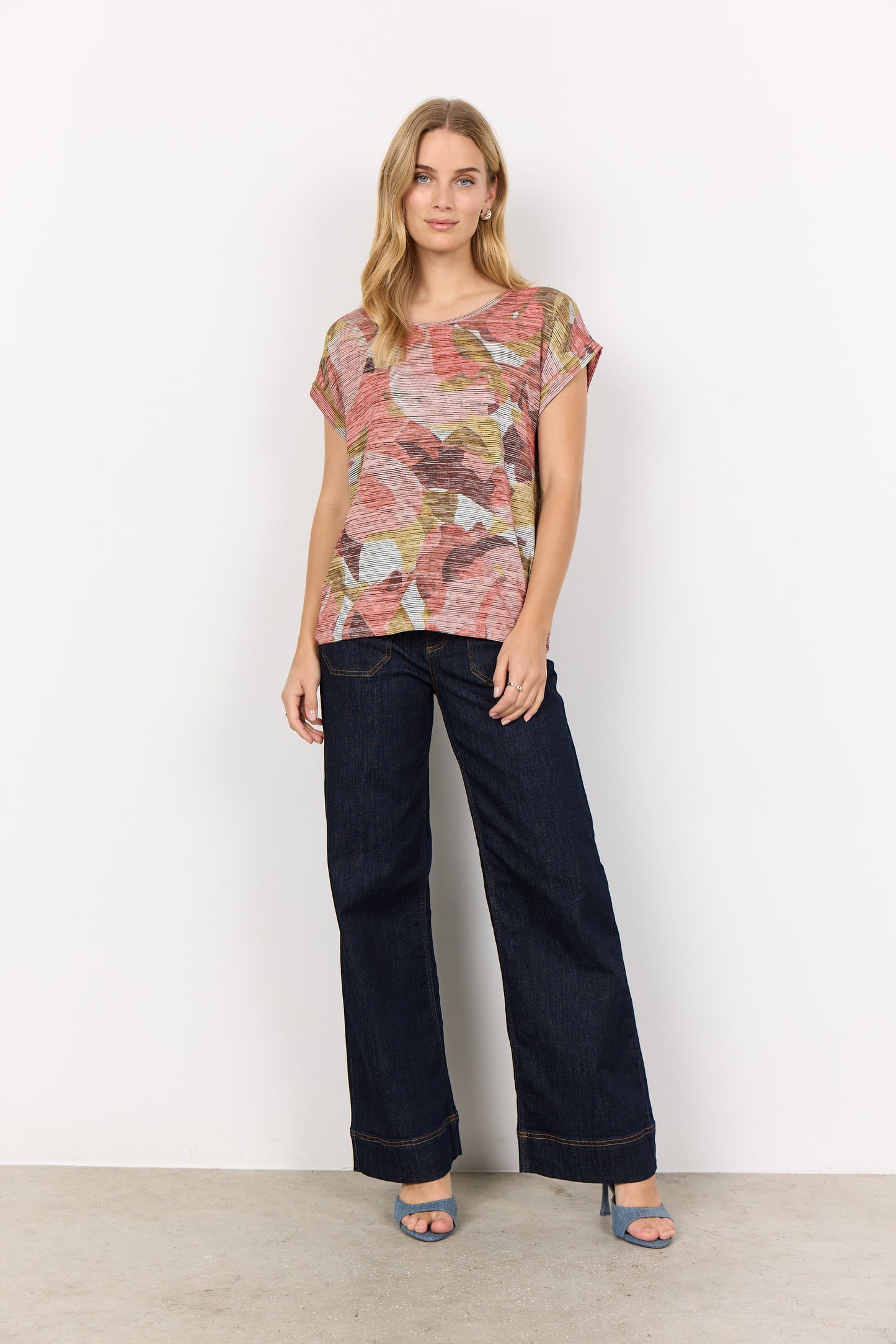 Galina Abstract Print T-Shirt