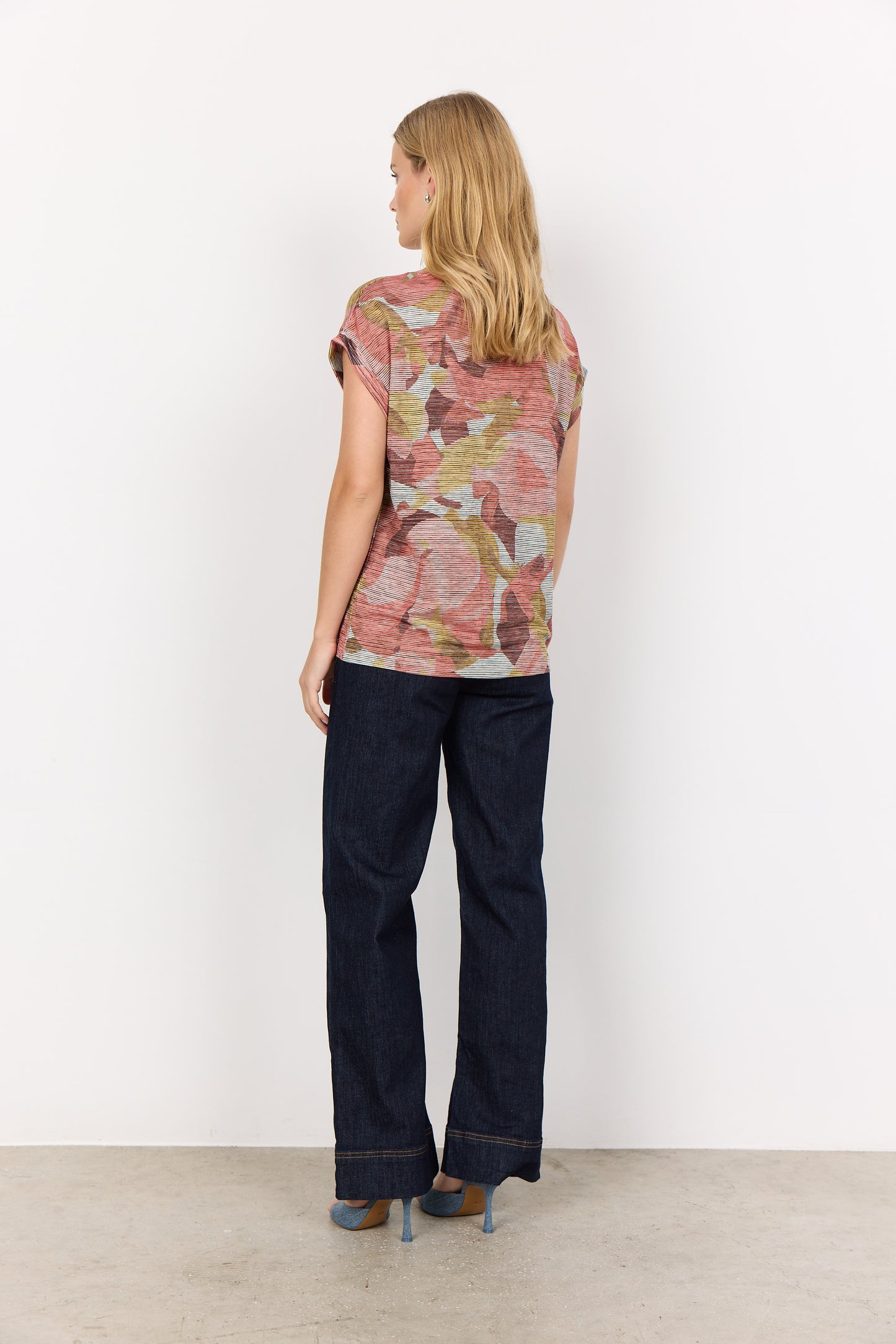 Galina Abstract Print T-Shirt