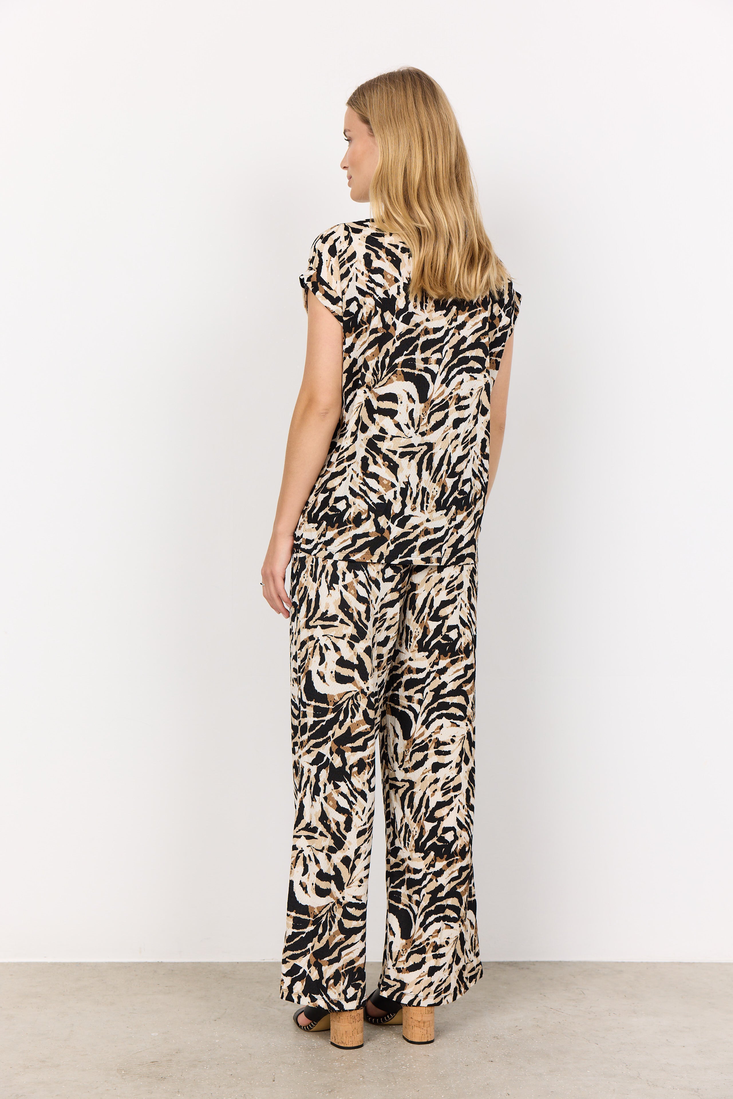 Perla Animal Print Top