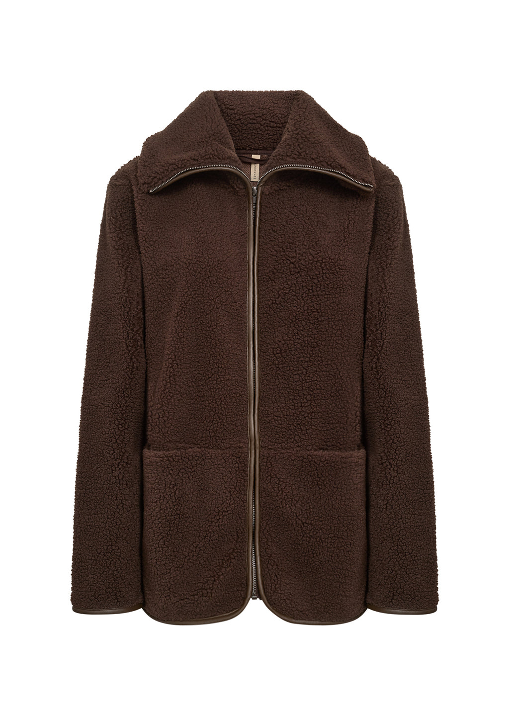 Onyx Zip Up Teddy Jacket
