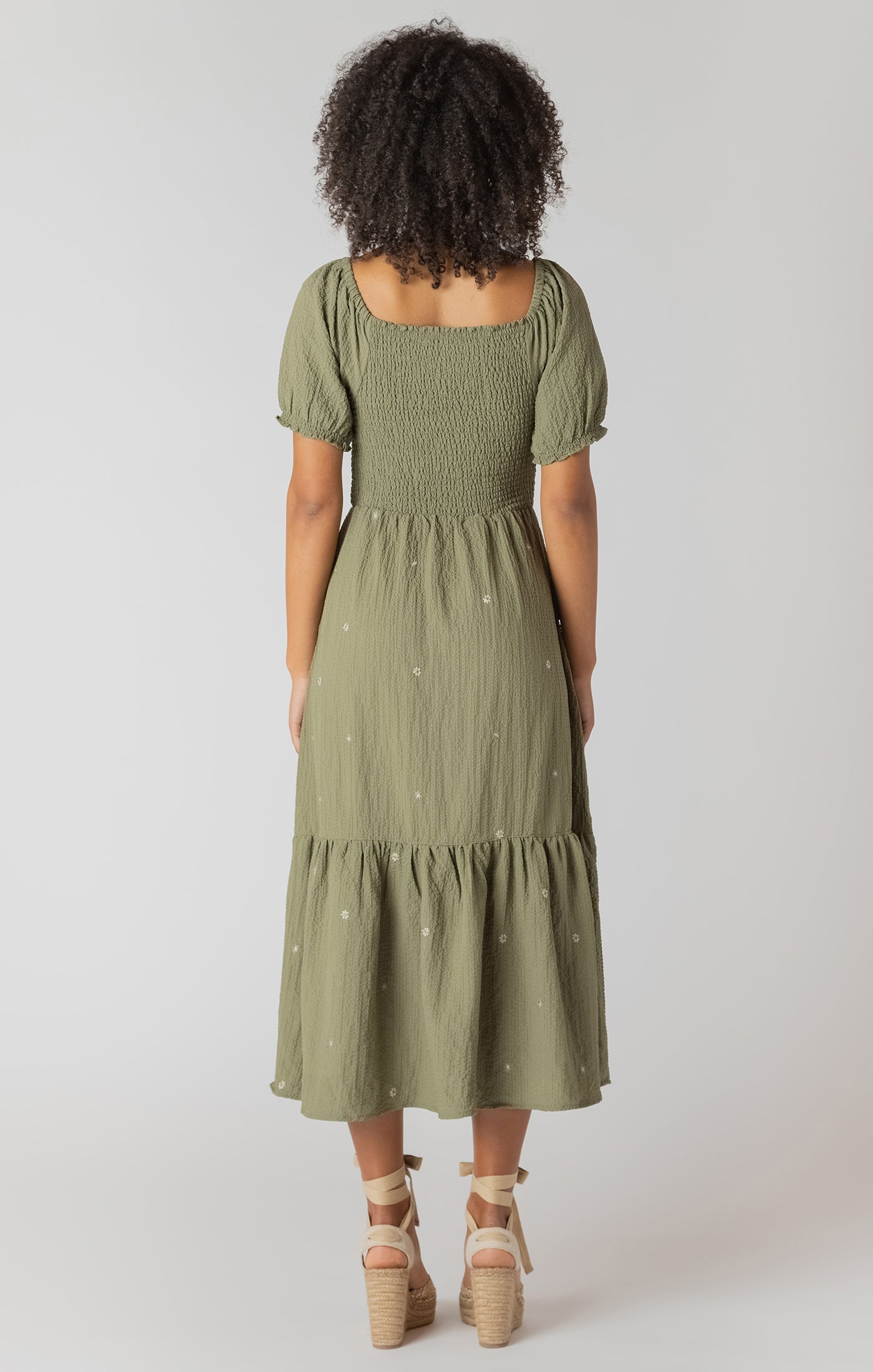 Smocked Tiered Maxi Dress
