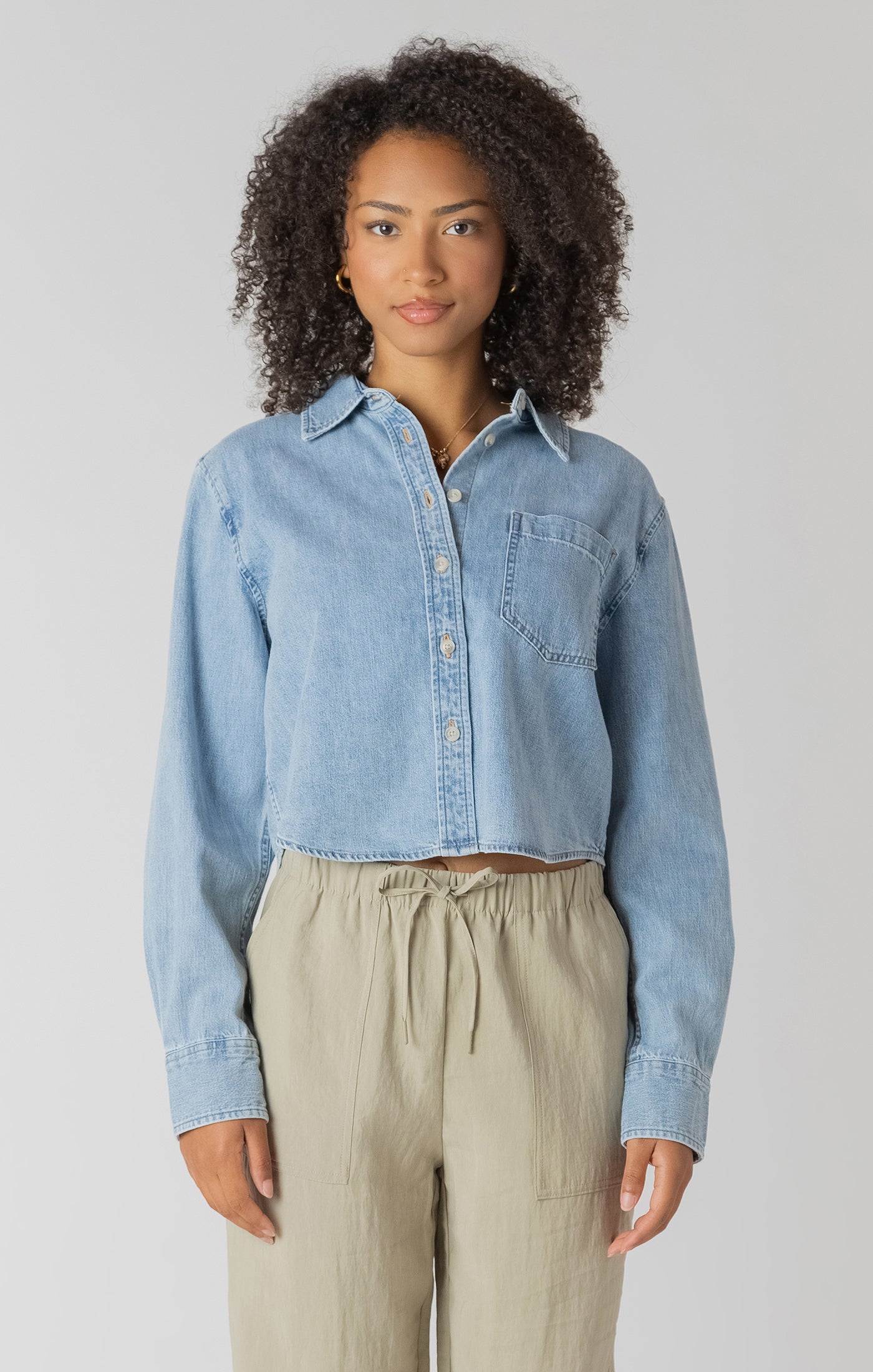 Lightweight Denim Shirt