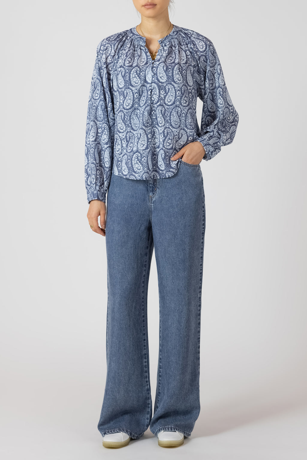 Balloon Sleeve Blouse