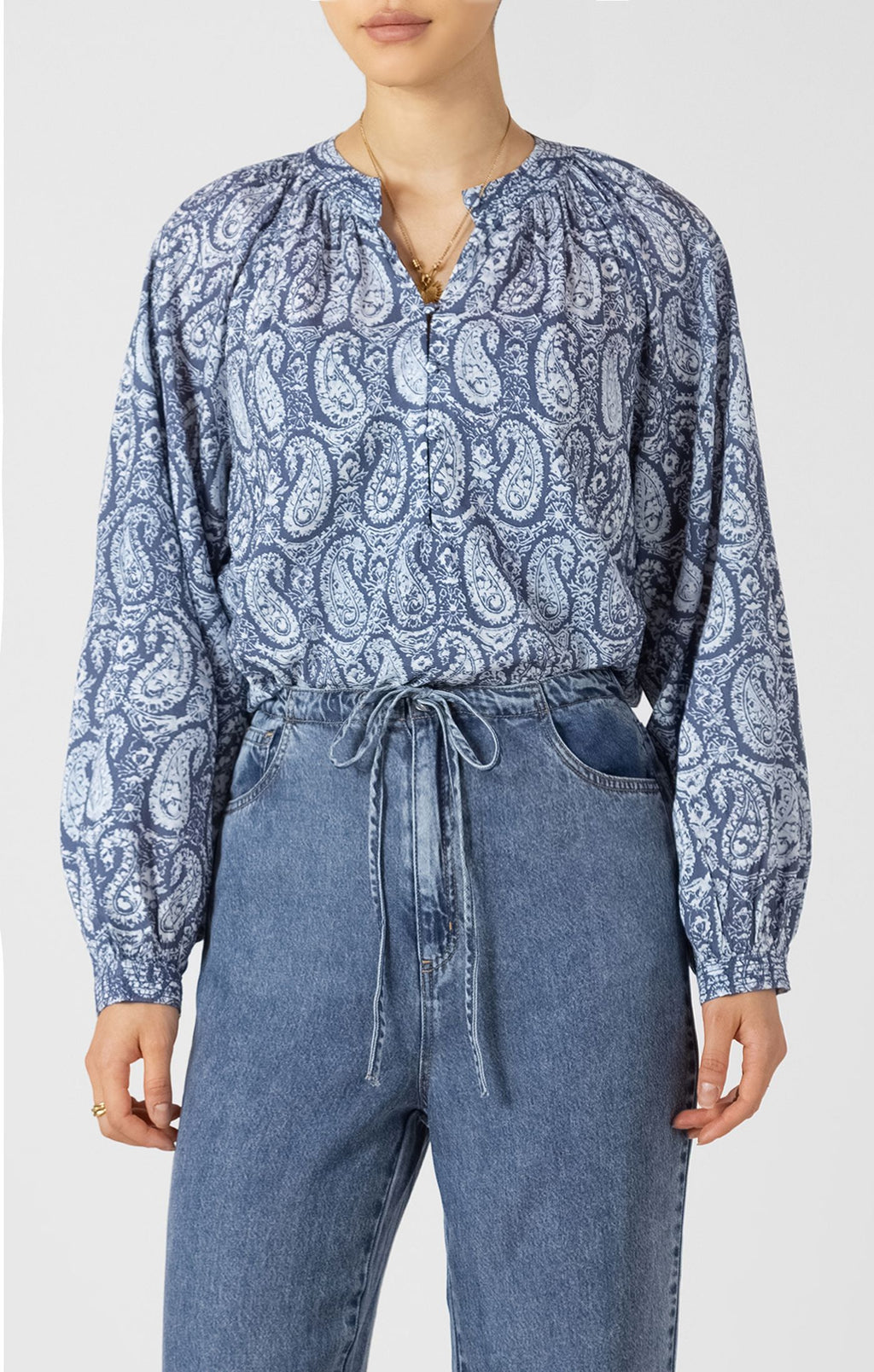 Balloon Sleeve Blouse