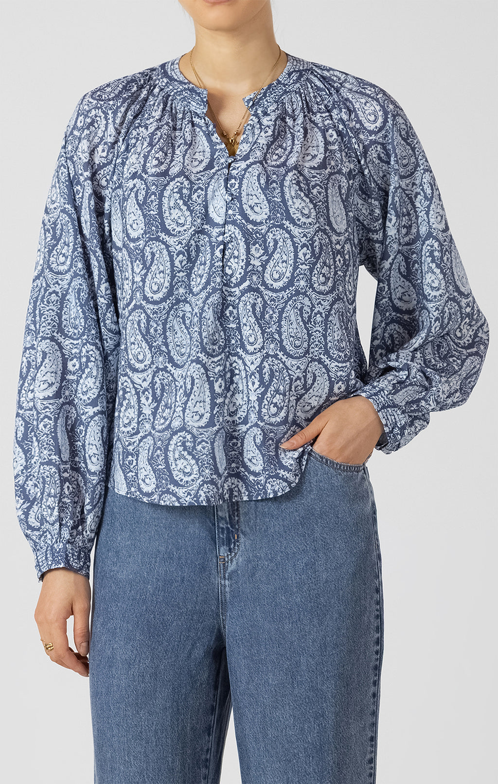 Balloon Sleeve Blouse