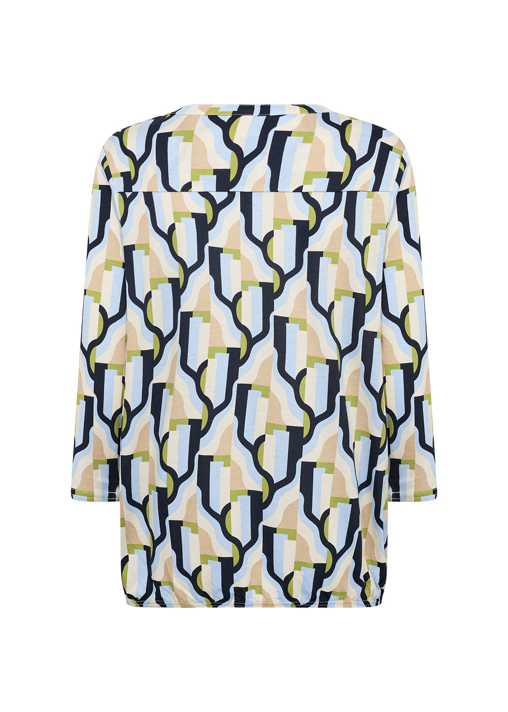 Felicity 3/4 Sleeve Abstract Blouse
