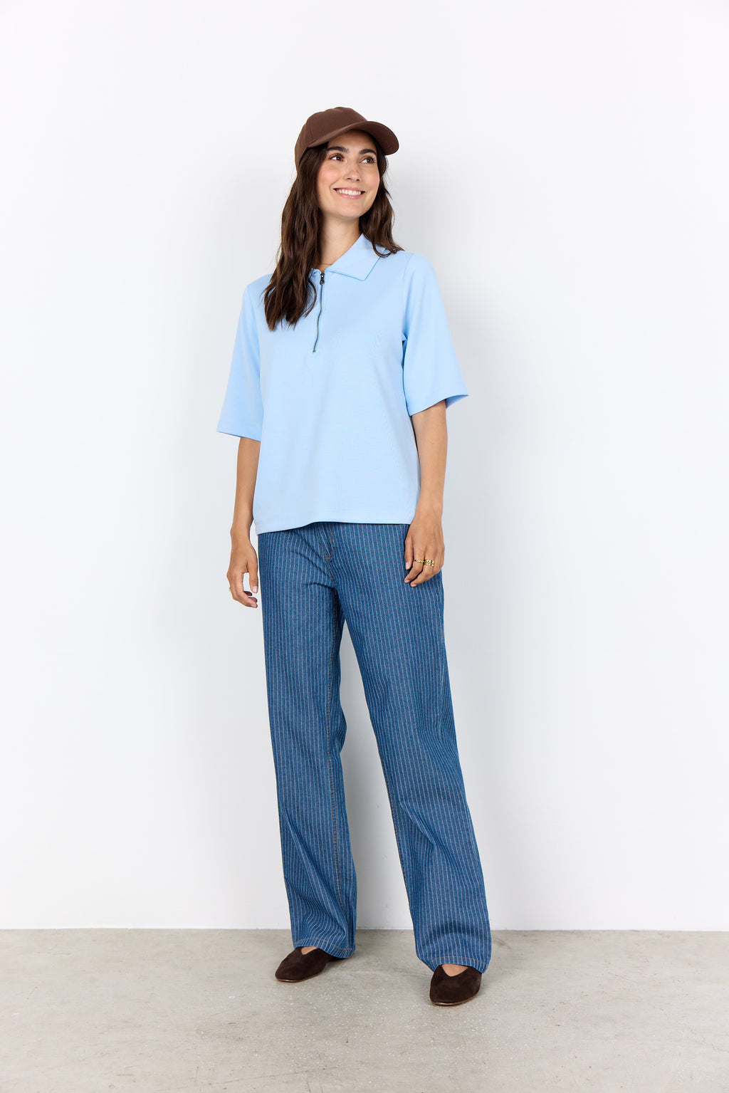 Banu Soft Quarter Zip Top