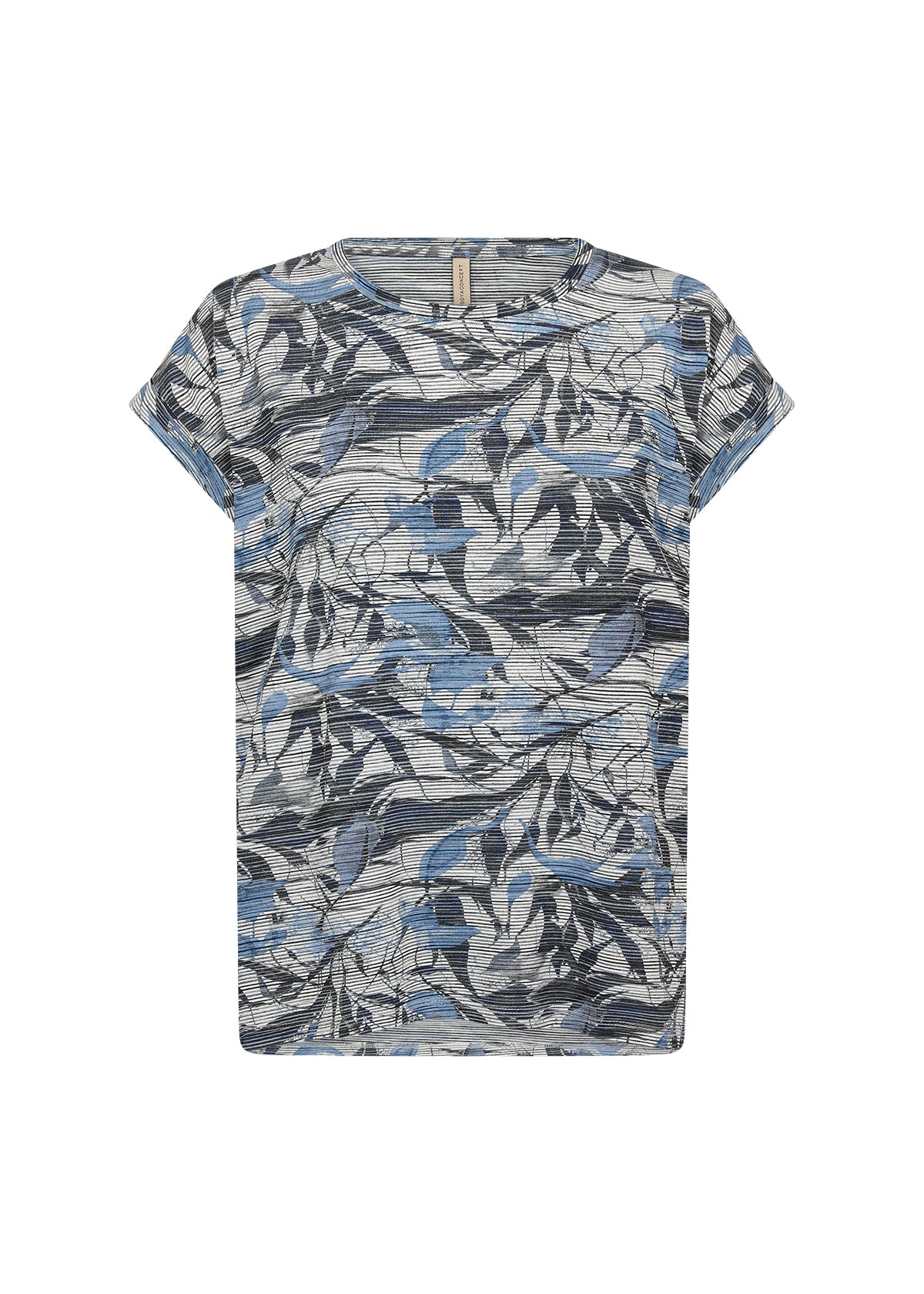 Galina Abstract Print Short Sleeve Shirt
