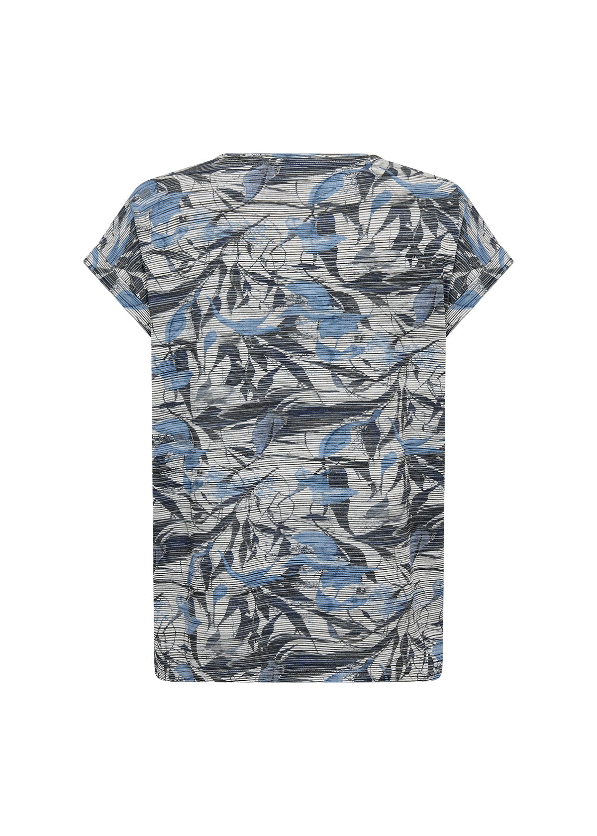 Galina Abstract Print Short Sleeve Shirt