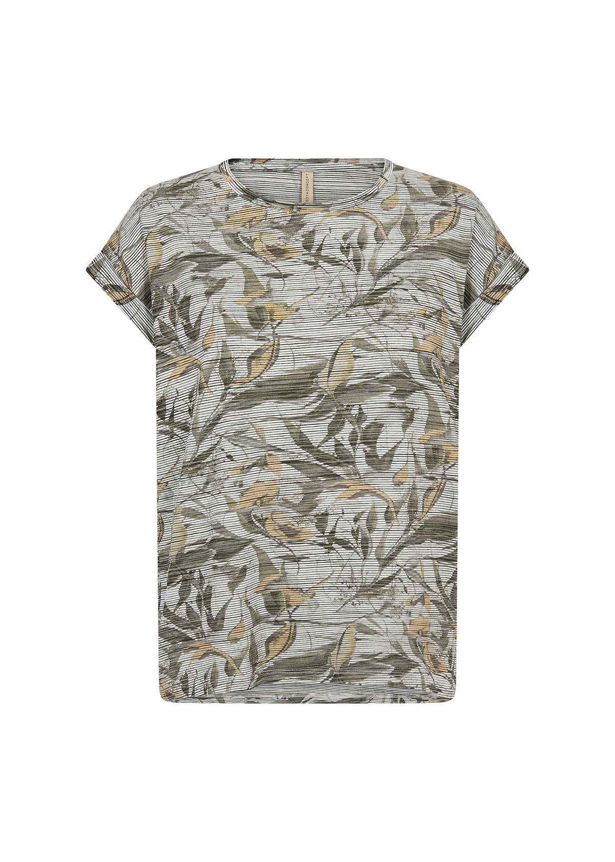 Galina Abstract Print Short Sleeve Shirt