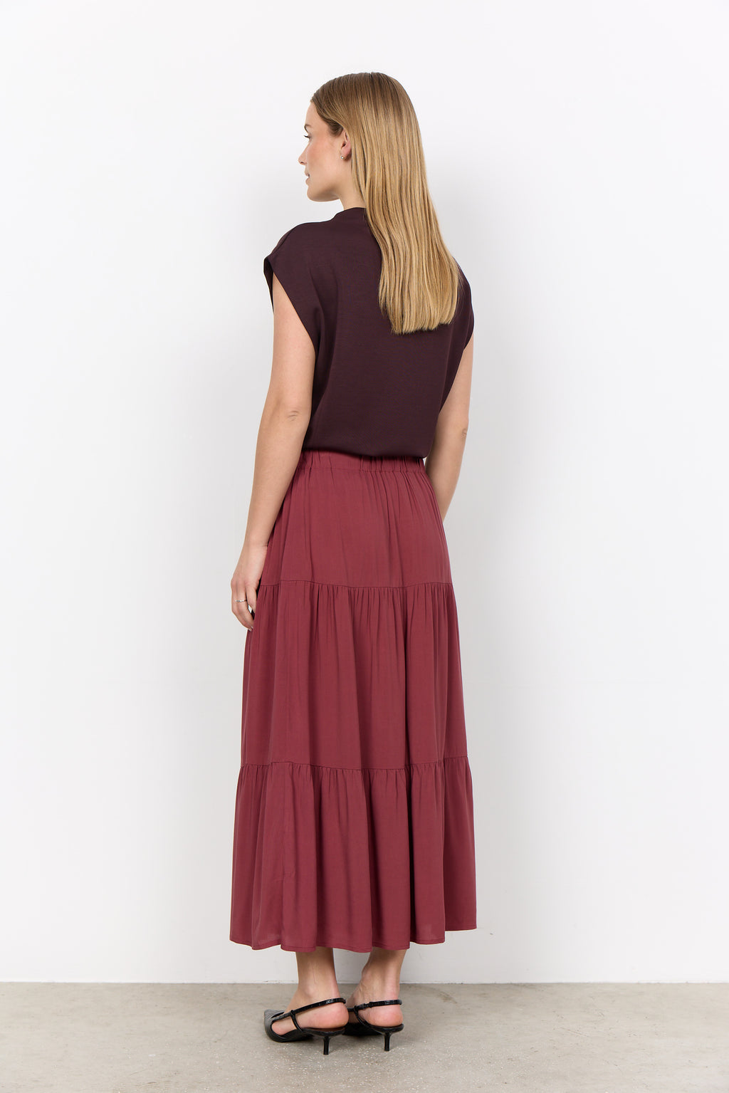 Banu Soft Sleeveless Mock Neck Top