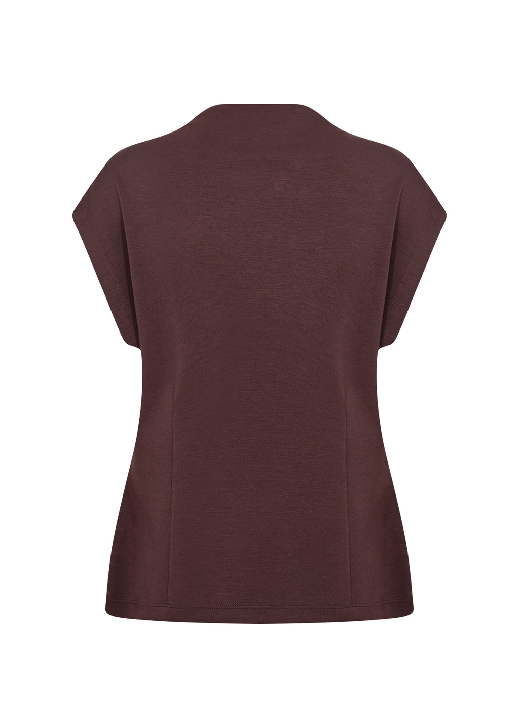 Banu Soft Sleeveless Mock Neck Top