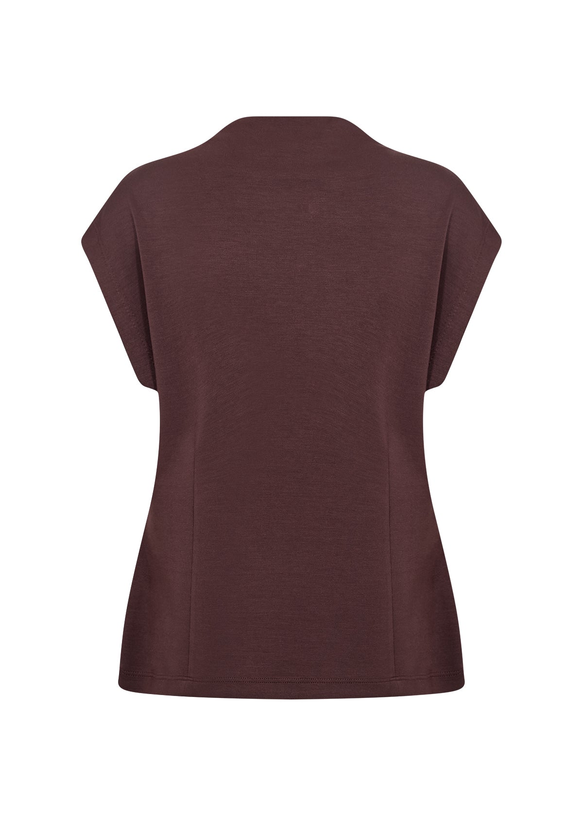 Banu Soft Sleeveless Mock Neck Top