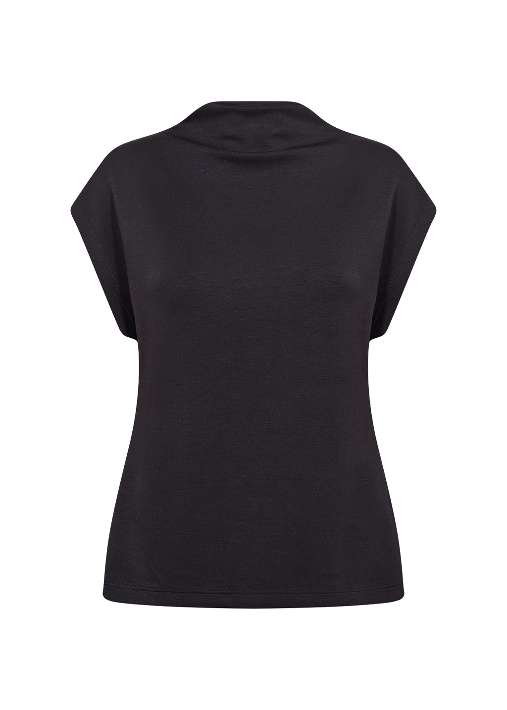 Banu Soft Sleeveless Mock Neck Top