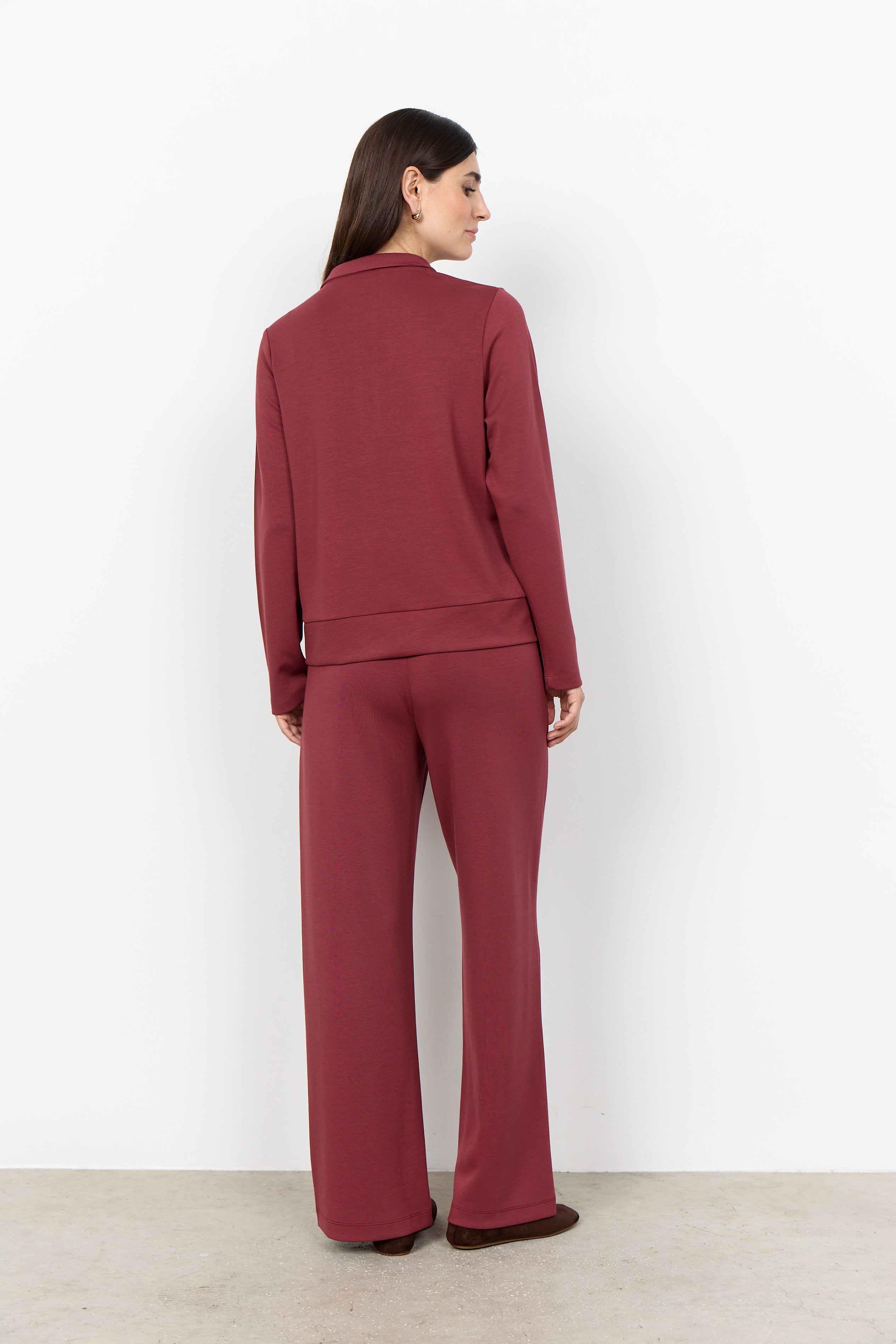 Banu Soft Quarter Zip Long Sleeve Top