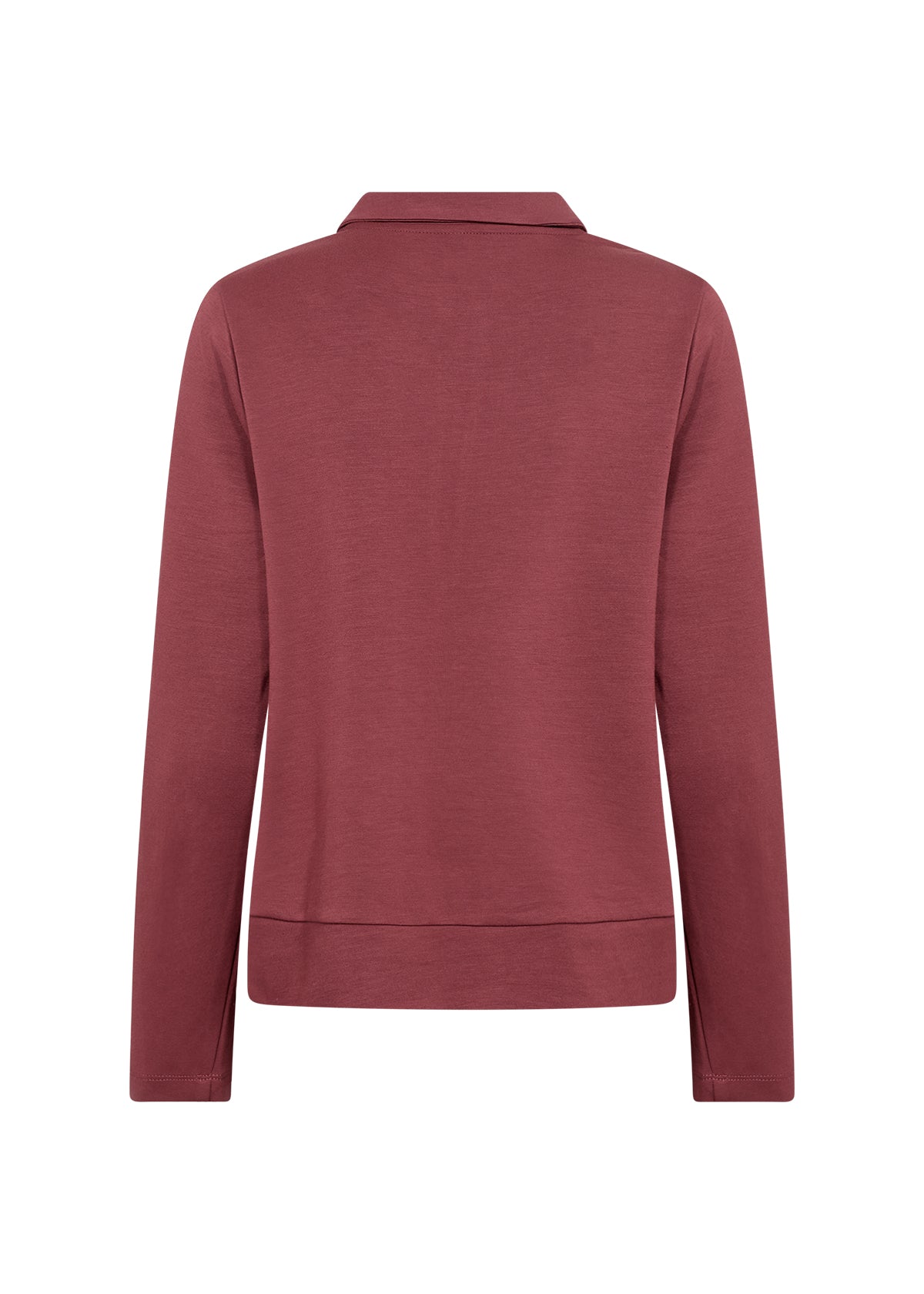 Banu Soft Quarter Zip Long Sleeve Top