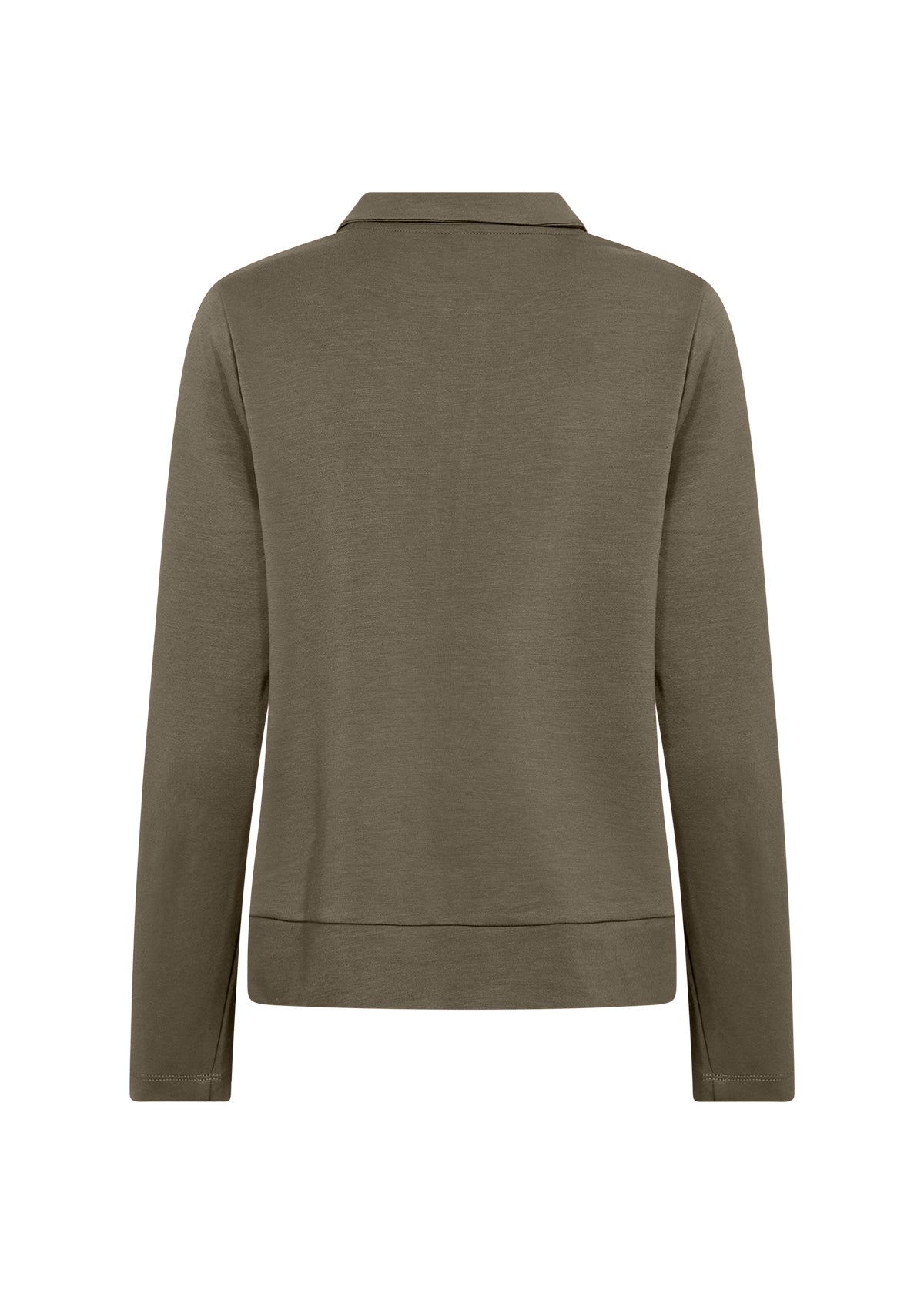Banu Soft Quarter Zip Long Sleeve Top