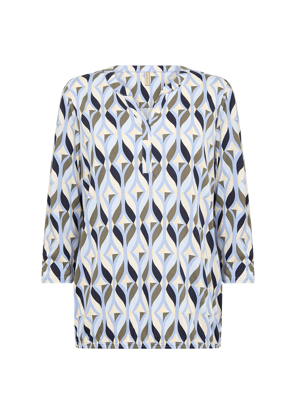 Felicity 3/4 Sleeve Abstract Blouse