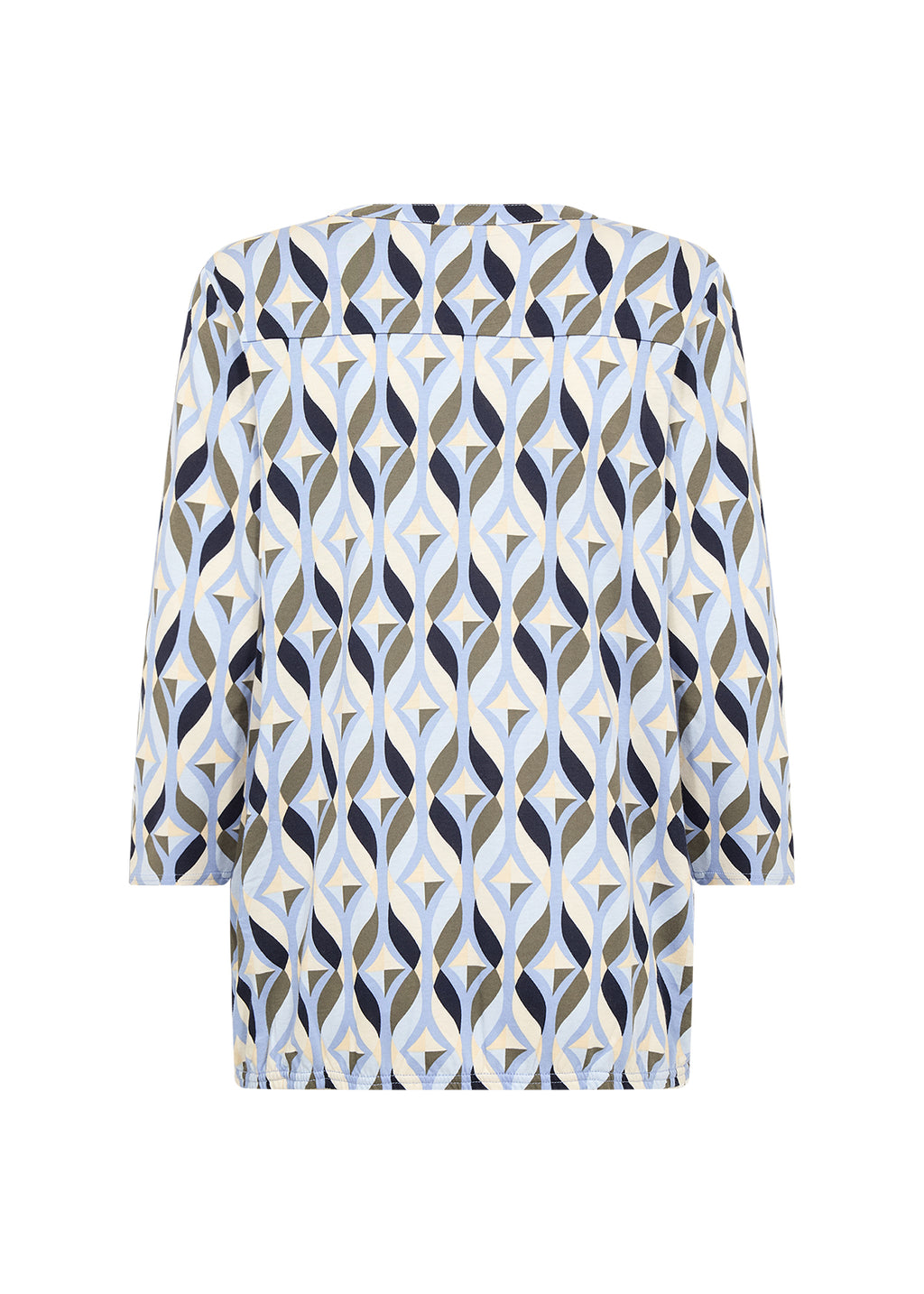 Felicity 3/4 Sleeve Abstract Blouse