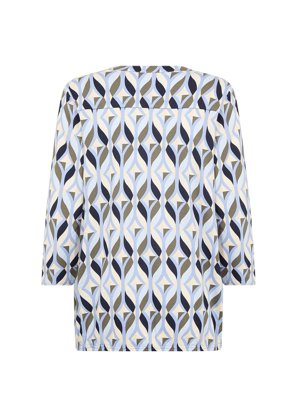 Felicity 3/4 Sleeve Abstract Blouse