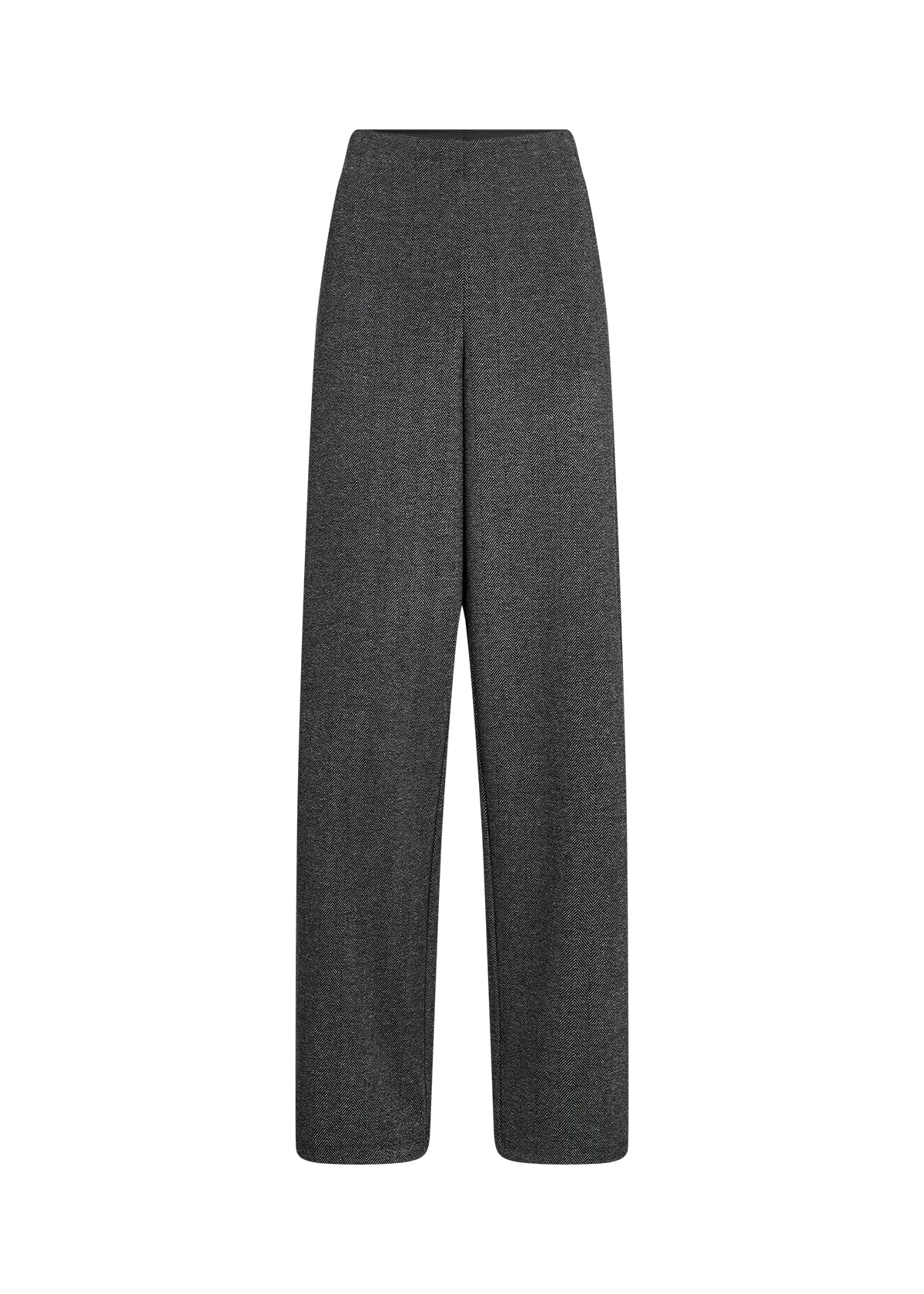 Hebe Straight Leg Textured Print Pant