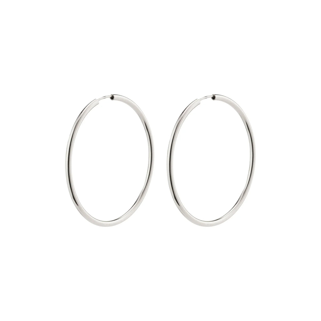 April Recycled Medium-Size Hoop Earrings