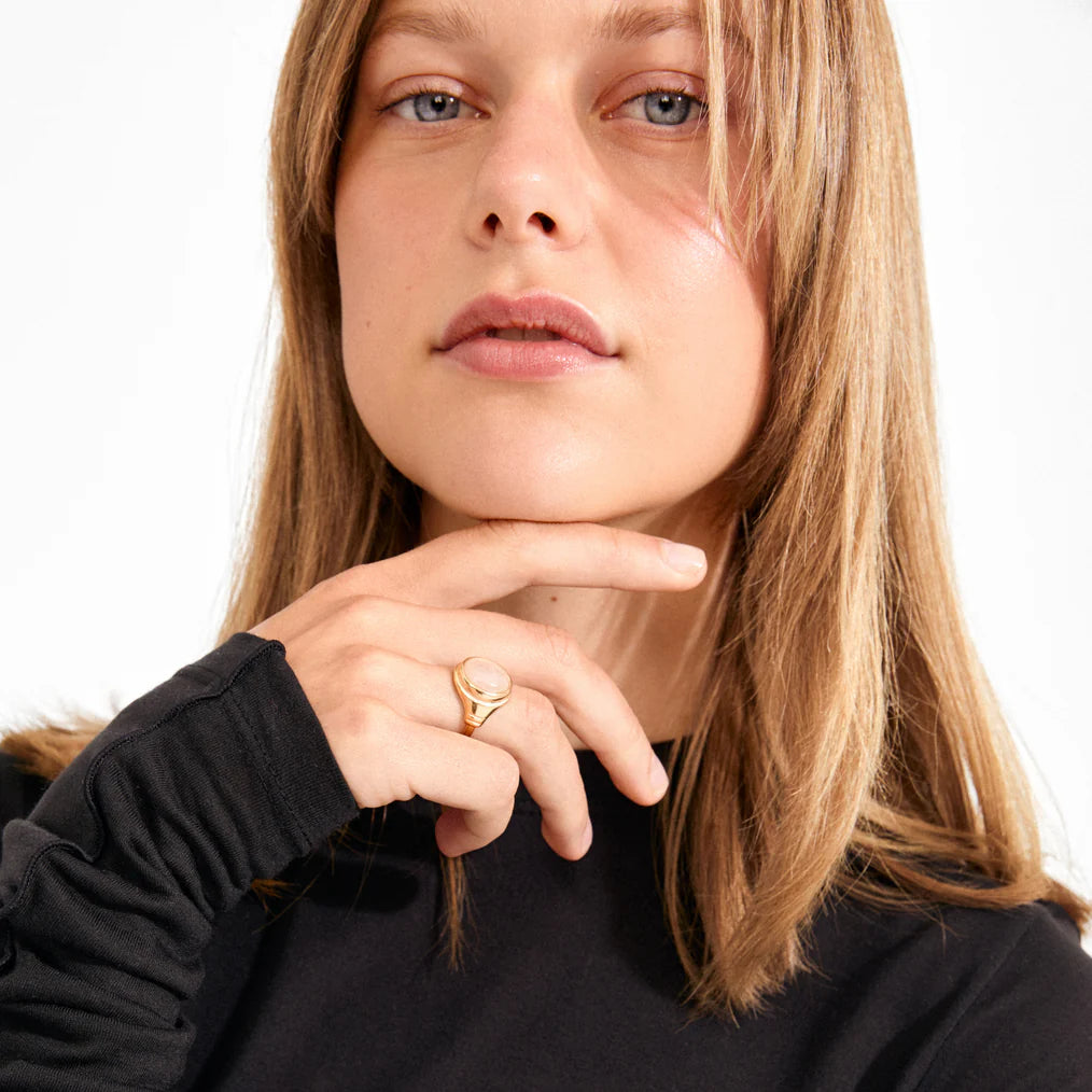 Lyndon Rose Quartz Ring