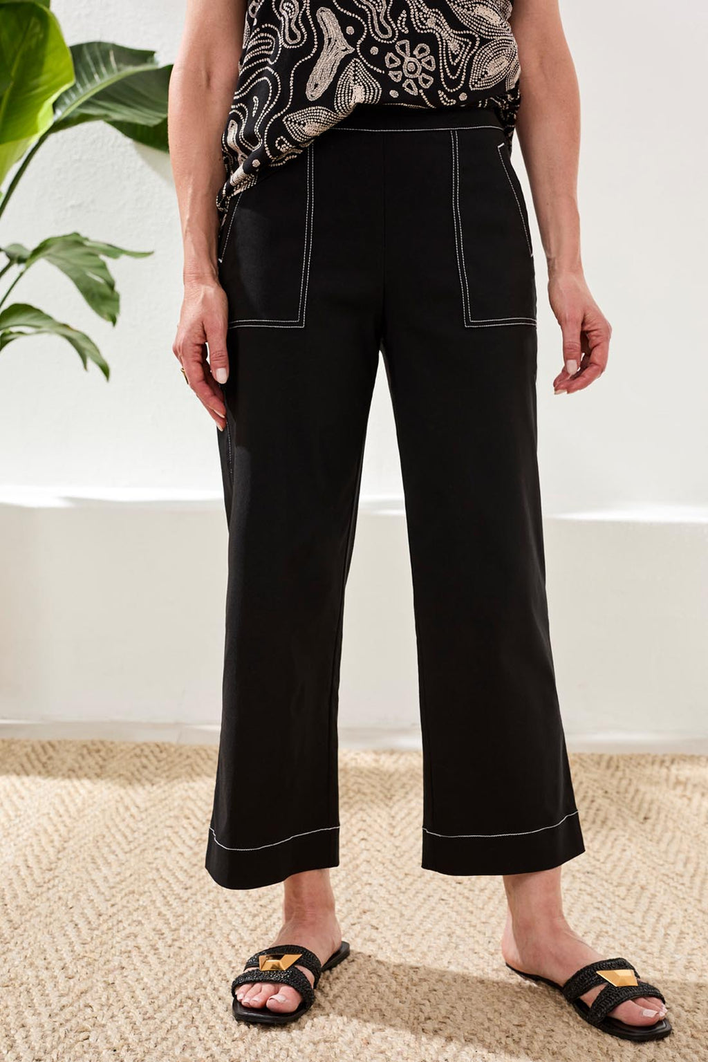 Pull-On Ankle Pant