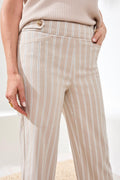 Pull On Capri with Button Tab